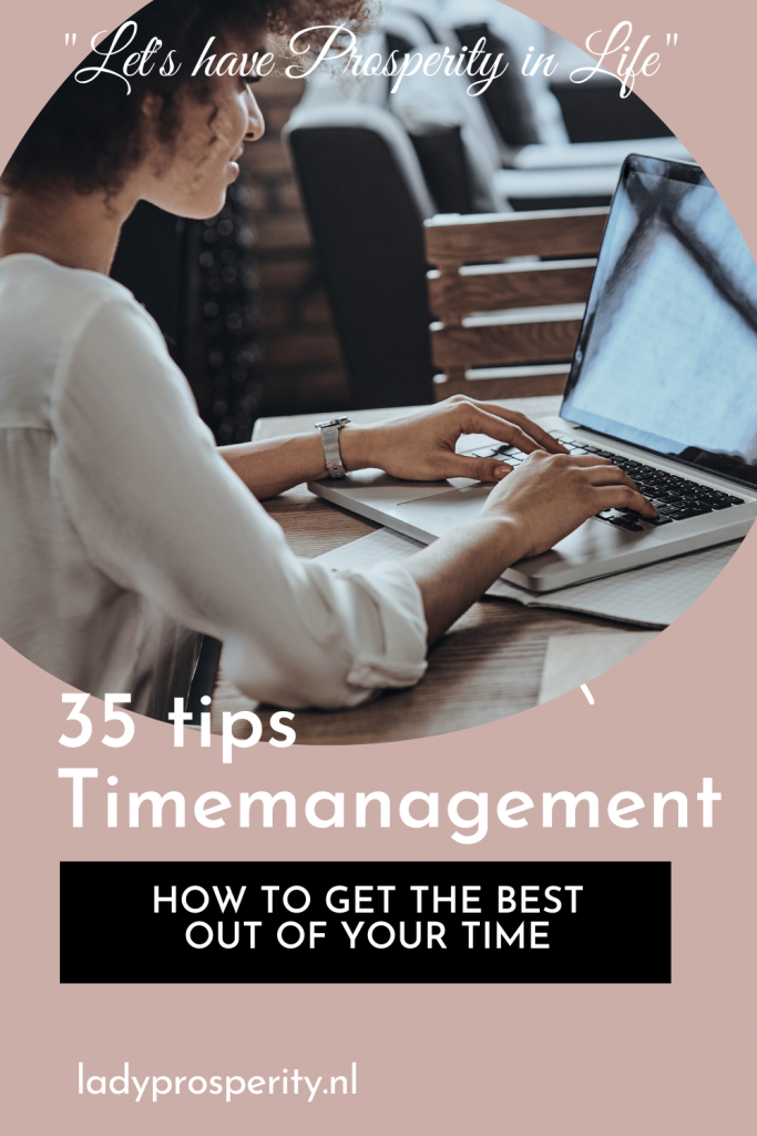 35 tips voor timemanagement